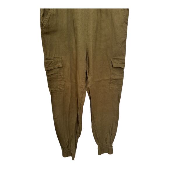 Garage Army Green Cotton Overalls with jogger cuffs size small - Picture 10 of 13